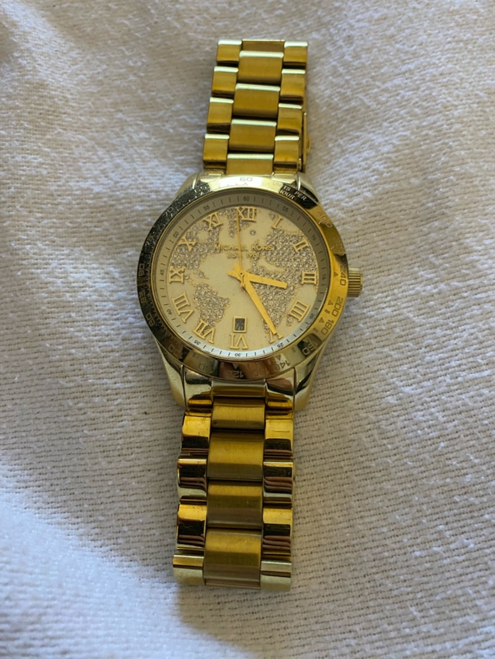 Gold Tone womens Michael kors watch